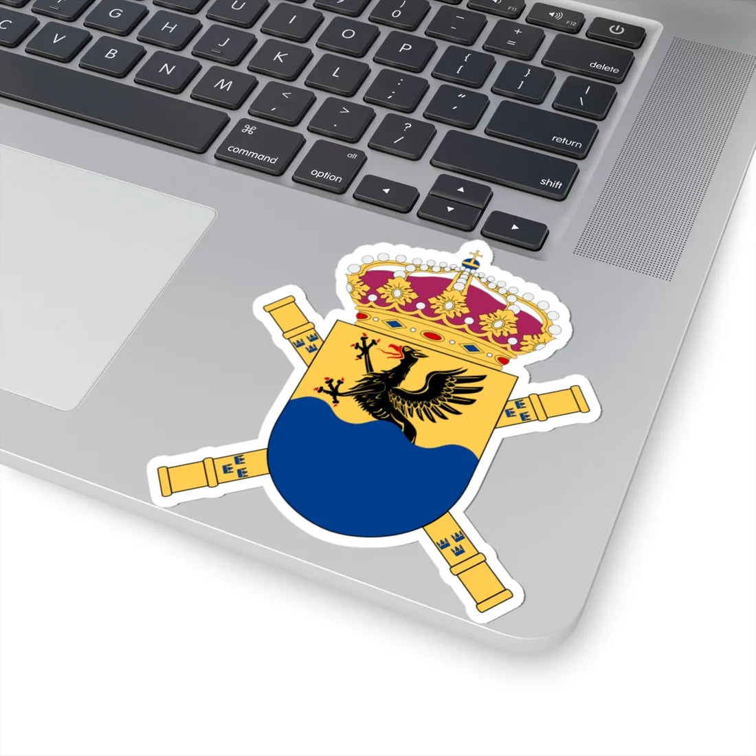 Östra arméfördelningen vapen (Sweden) (Coat of Arms) STICKER Vinyl Kiss-Cut Decal - The Sticker Space