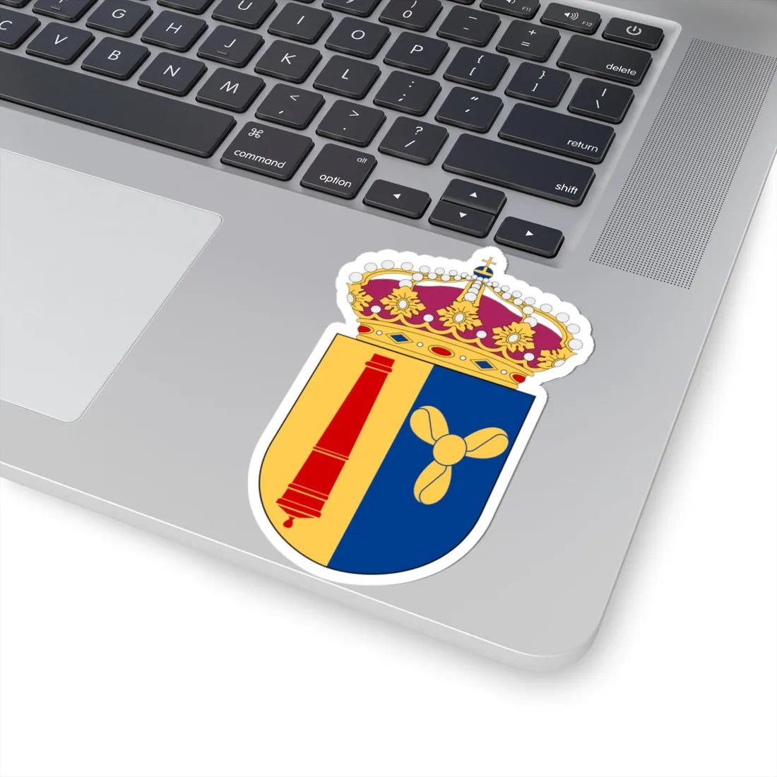 Östra marinkommandot underhållsbataljonen vapen (Sweden) (Coat of Arms) STICKER Vinyl Kiss-Cut Decal - The Sticker Space