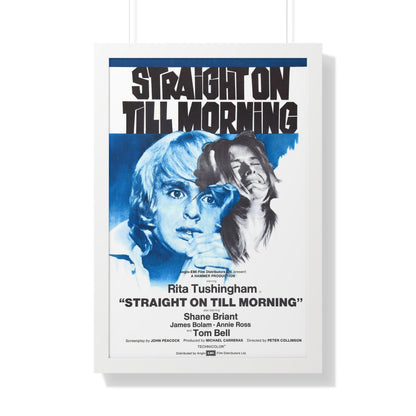 STRAIGHT ON TILL MORNING 1972 - Framed Movie Poster-20" x 30"-The Sticker Space