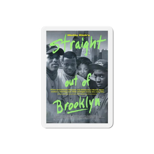 Straight Out of Brooklyn 1991 Movie Poster Refrigerator Magnet 2 Inch - The Sticker Space