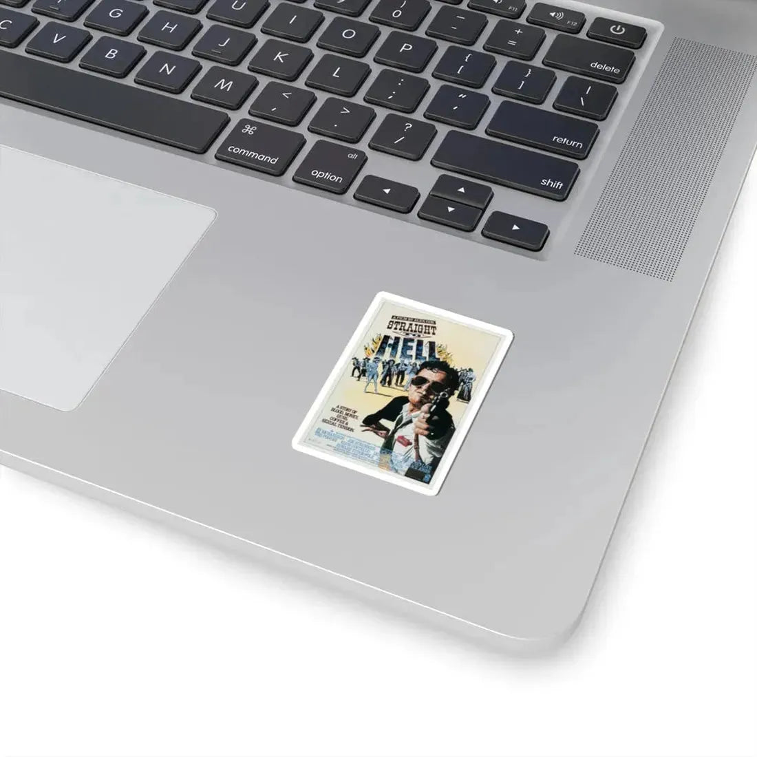 Straight to Hell 1987 Movie Poster - STICKER Vinyl Kiss-Cut Decal - The Sticker Space
