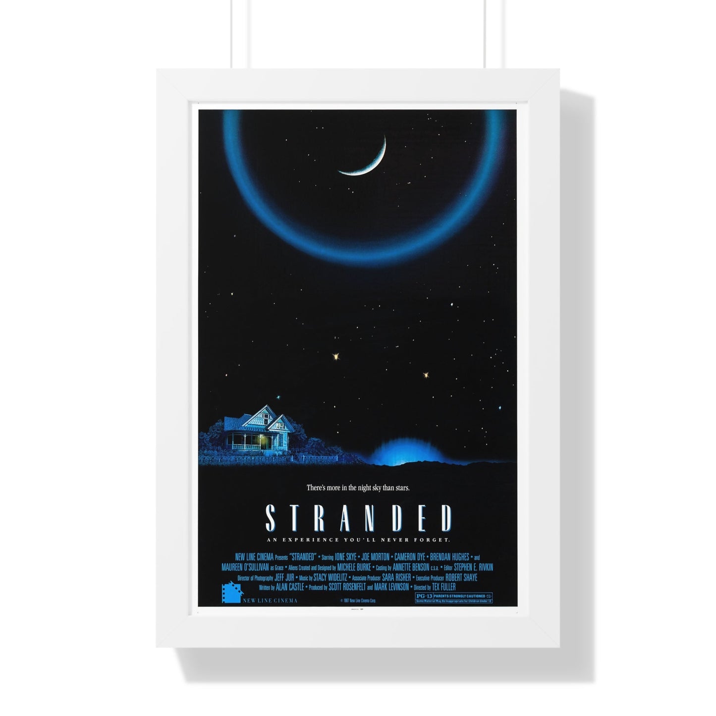 STRANDED 1987 - Framed Movie Poster-16″ x 24″-The Sticker Space