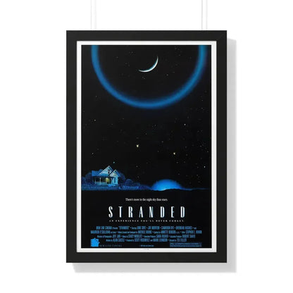 STRANDED 1987 - Framed Movie Poster 20" x 30" Black - The Sticker Space
