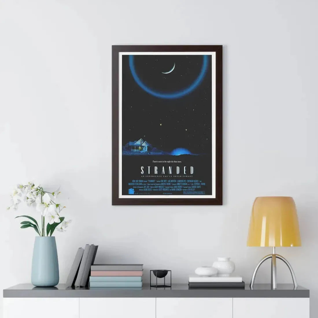 STRANDED 1987 - Framed Movie Poster - The Sticker Space