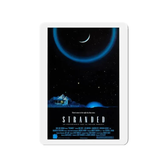 STRANDED 1987 Movie Poster - Refrigerator Magnet 2 Inch Die-Cut - The Sticker Space