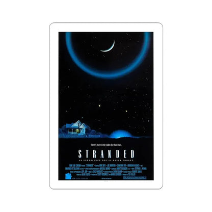 STRANDED 1987 Movie Poster - STICKER Vinyl Kiss-Cut Decal 3 Inch White - The Sticker Space