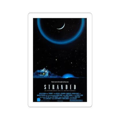 STRANDED 1987 Movie Poster - STICKER Vinyl Kiss-Cut Decal 4 Inch White - The Sticker Space