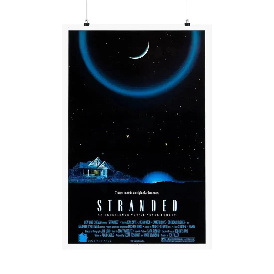 STRANDED 1987 - Paper Movie Poster 20″ x 30″ Matte - The Sticker Space
