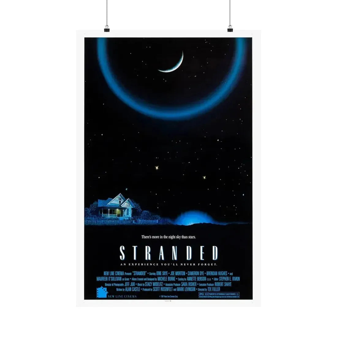 STRANDED 1987 - Paper Movie Poster 24″ x 36″ Matte - The Sticker Space