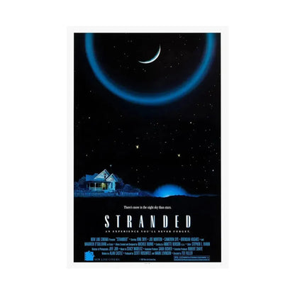 STRANDED 1987 - Paper Movie Poster - The Sticker Space
