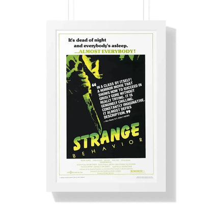 STRANGE BEHAVIOUR (DEAD KIDS) 1981 - Framed Movie Poster 16″ x 24″ White - The Sticker Space