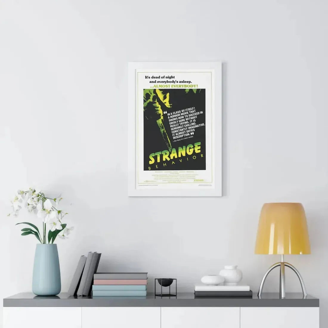 STRANGE BEHAVIOUR (DEAD KIDS) 1981 - Framed Movie Poster - The Sticker Space