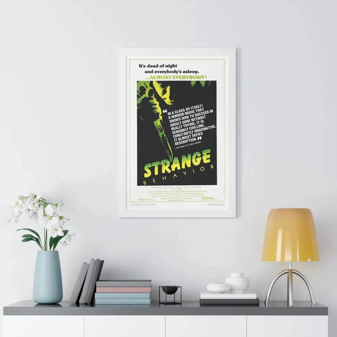 STRANGE BEHAVIOUR (DEAD KIDS) 1981 - Framed Movie Poster - The Sticker Space