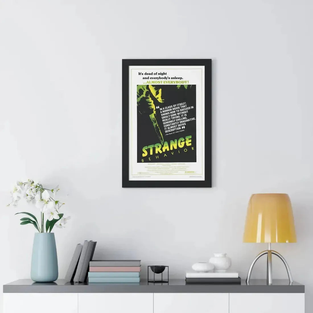 STRANGE BEHAVIOUR (DEAD KIDS) 1981 - Framed Movie Poster - The Sticker Space