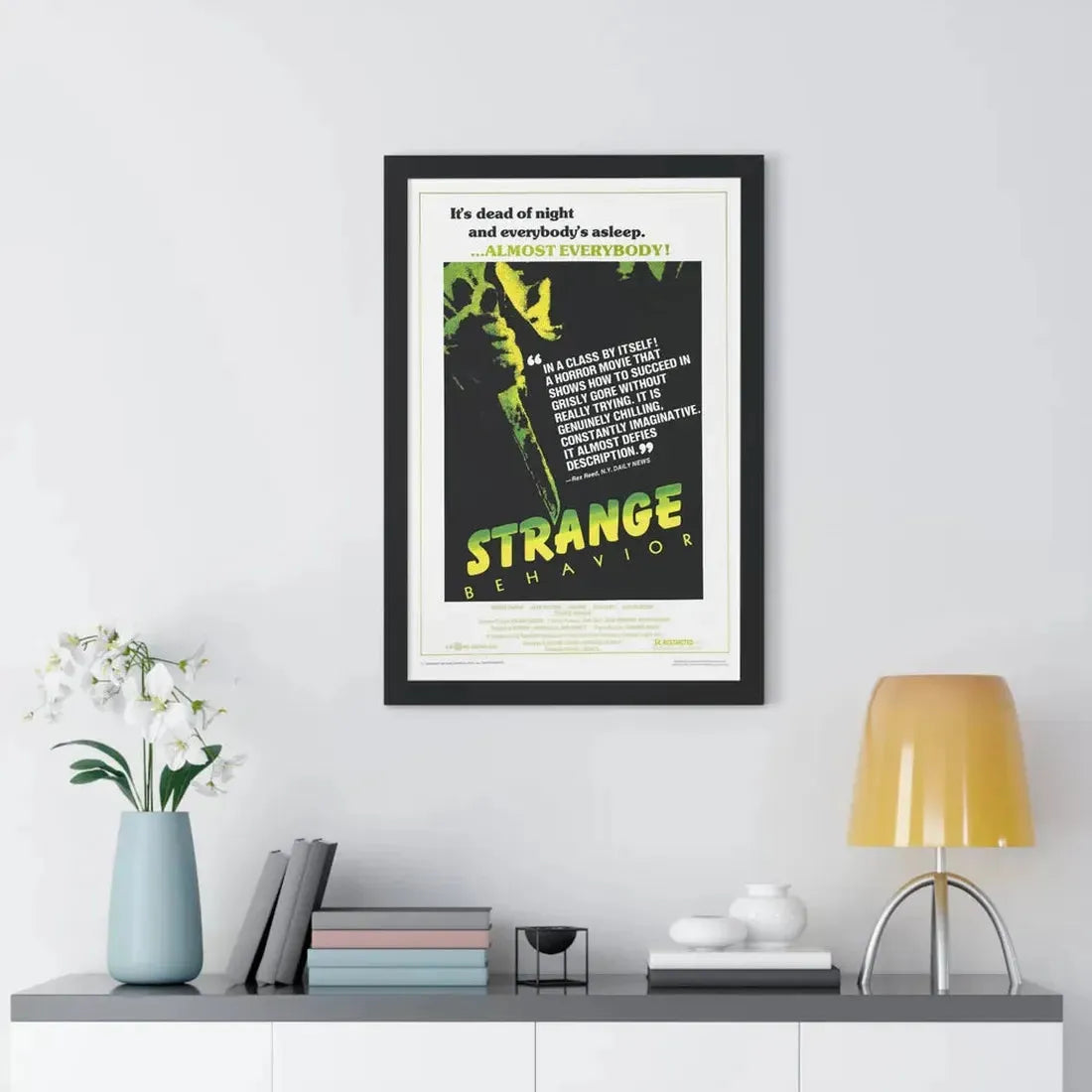 STRANGE BEHAVIOUR (DEAD KIDS) 1981 - Framed Movie Poster - The Sticker Space