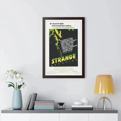 STRANGE BEHAVIOUR (DEAD KIDS) 1981 - Framed Movie Poster - The Sticker Space