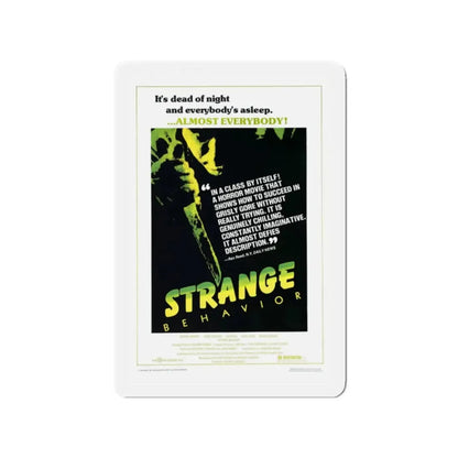STRANGE BEHAVIOUR (DEAD KIDS) 1981 Movie Poster - Refrigerator Magnet 2 Inch Die-Cut - The Sticker Space