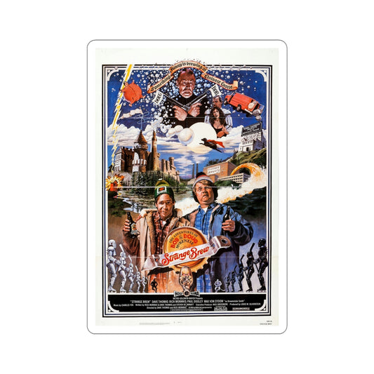 Strange Brew 1983 Movie Poster STICKER Vinyl Die-Cut Decal-6 Inch-The Sticker Space