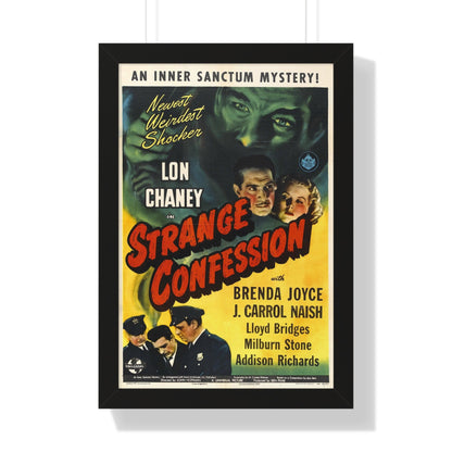 STRANGE CONFESSION 1945 - Framed Movie Poster-16″ x 24″-The Sticker Space