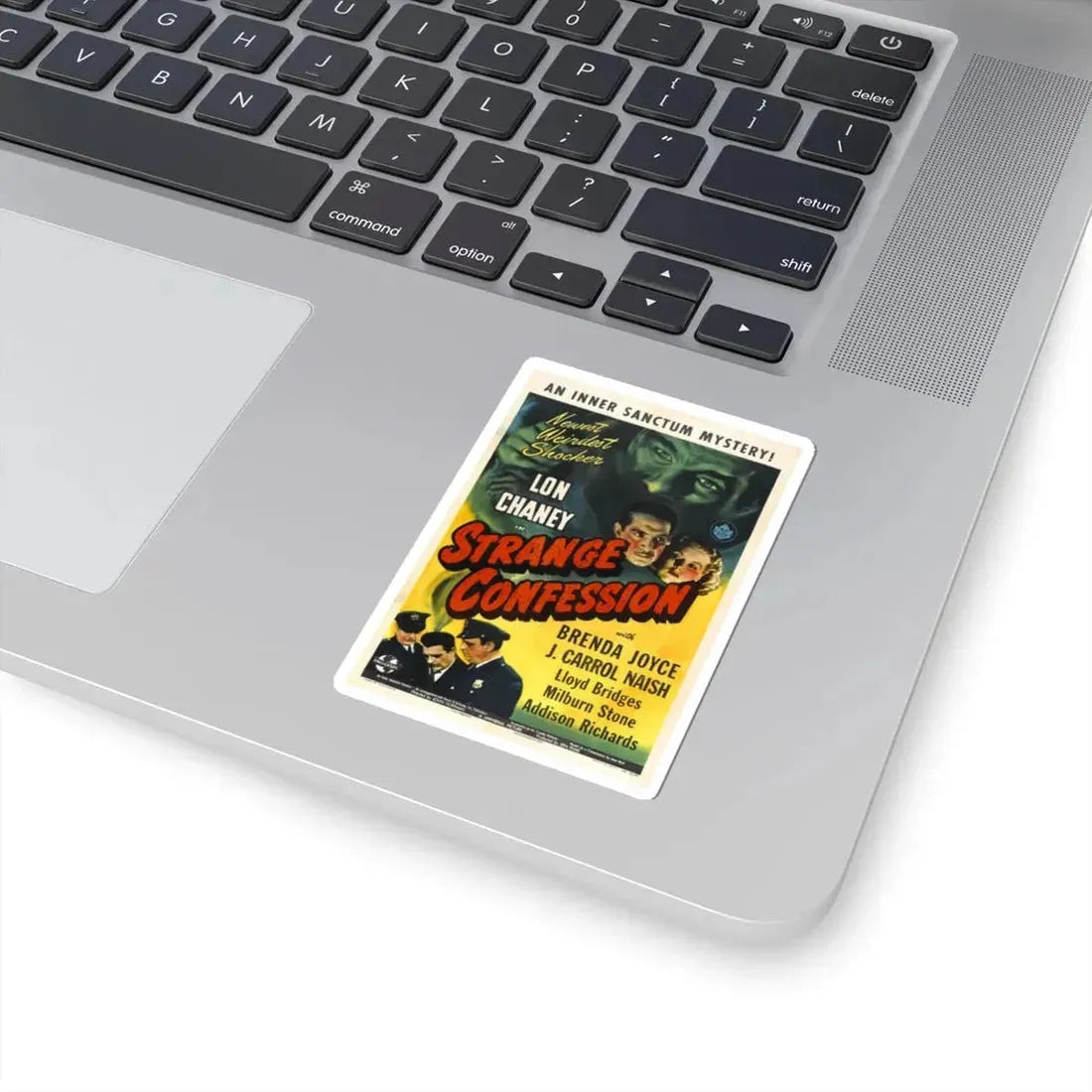 STRANGE CONFESSION 1945 Movie Poster - STICKER Vinyl Kiss-Cut Decal - The Sticker Space