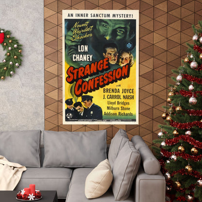 STRANGE CONFESSION 1945 - Paper Movie Poster-The Sticker Space