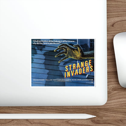 STRANGE INVADERS 1983 Movie Poster STICKER Vinyl Die-Cut Decal-The Sticker Space