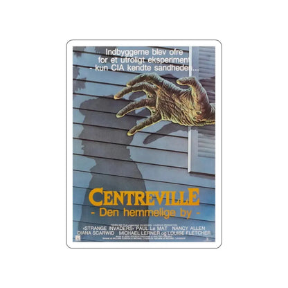 STRANGE INVADERS (DANISH) 1983 Movie Poster STICKER Vinyl Die-Cut Decal 2 Inch - The Sticker Space