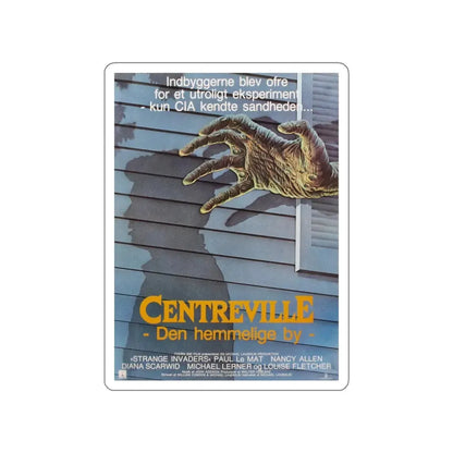 STRANGE INVADERS (DANISH) 1983 Movie Poster STICKER Vinyl Die-Cut Decal 3 Inch - The Sticker Space