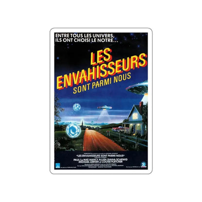 STRANGE INVADERS (FRENCH) 1983 Movie Poster STICKER Vinyl Die-Cut Decal 4 Inch - The Sticker Space
