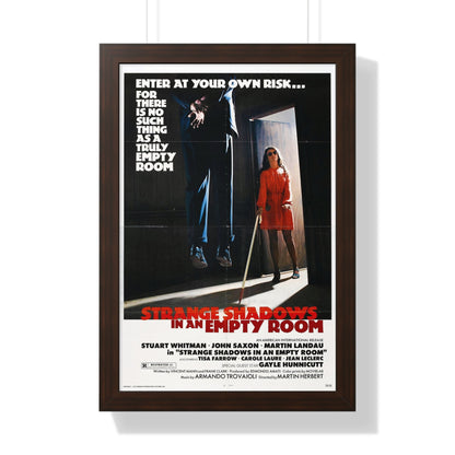 STRANGE SHADOWS IN AN EMPTY ROOM 1976 - Framed Movie Poster-16″ x 24″-The Sticker Space