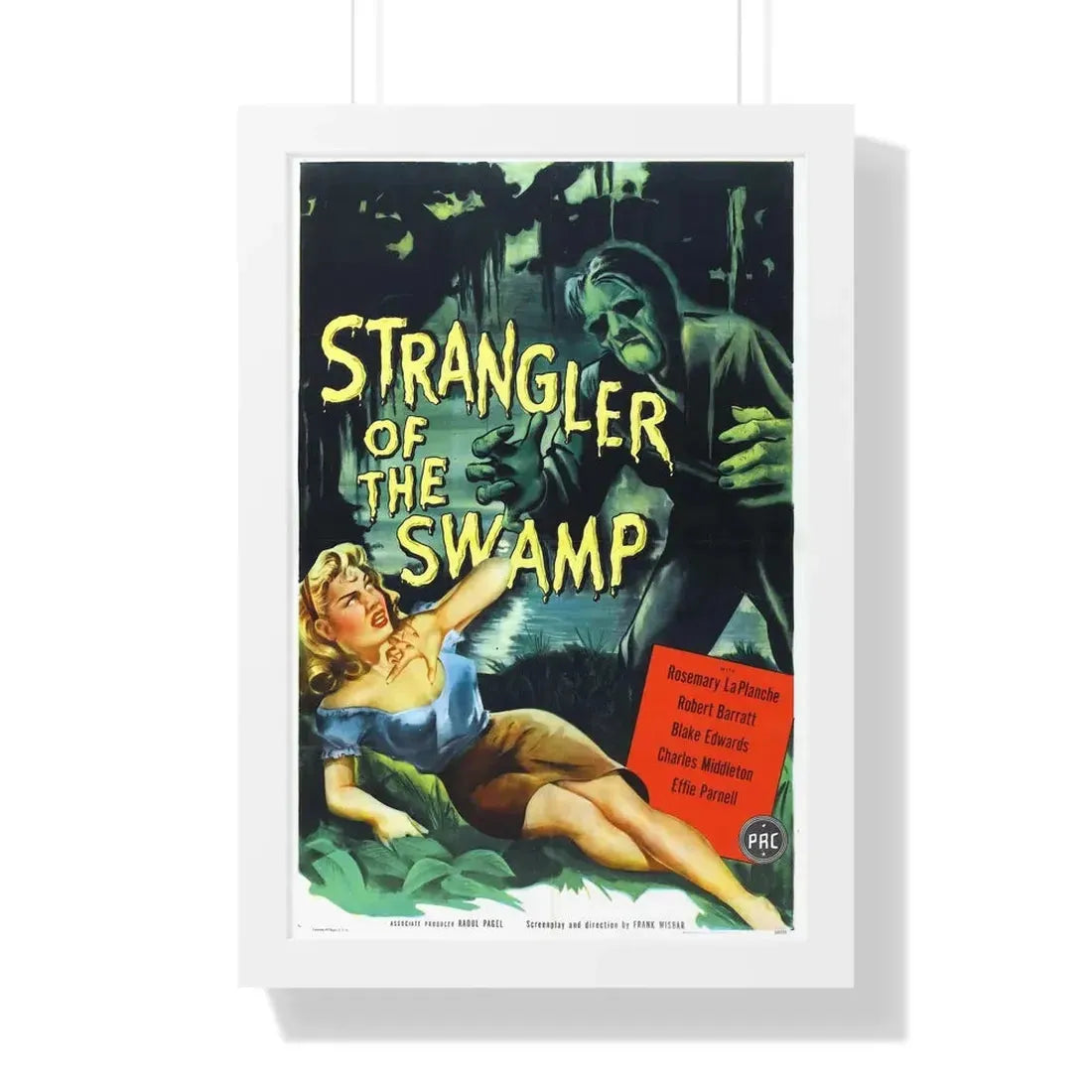 STRANGLER OF THE SWAMP 1946 - Framed Movie Poster 16″ x 24″ White - The Sticker Space