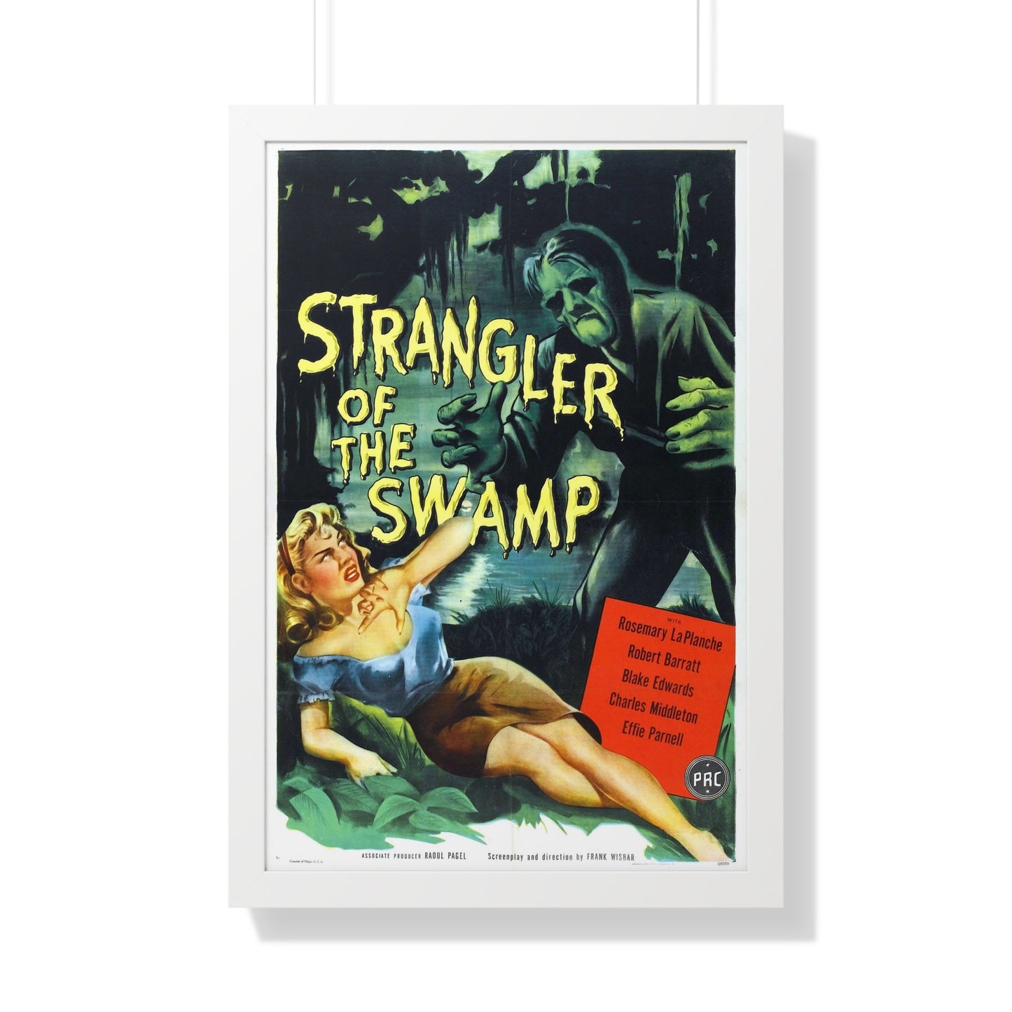 STRANGLER OF THE SWAMP 1946 - Framed Movie Poster-20" x 30"-The Sticker Space