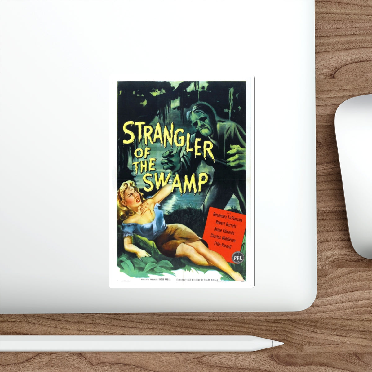 STRANGLER OF THE SWAMP 1946 Movie Poster STICKER Vinyl Die-Cut Decal-The Sticker Space