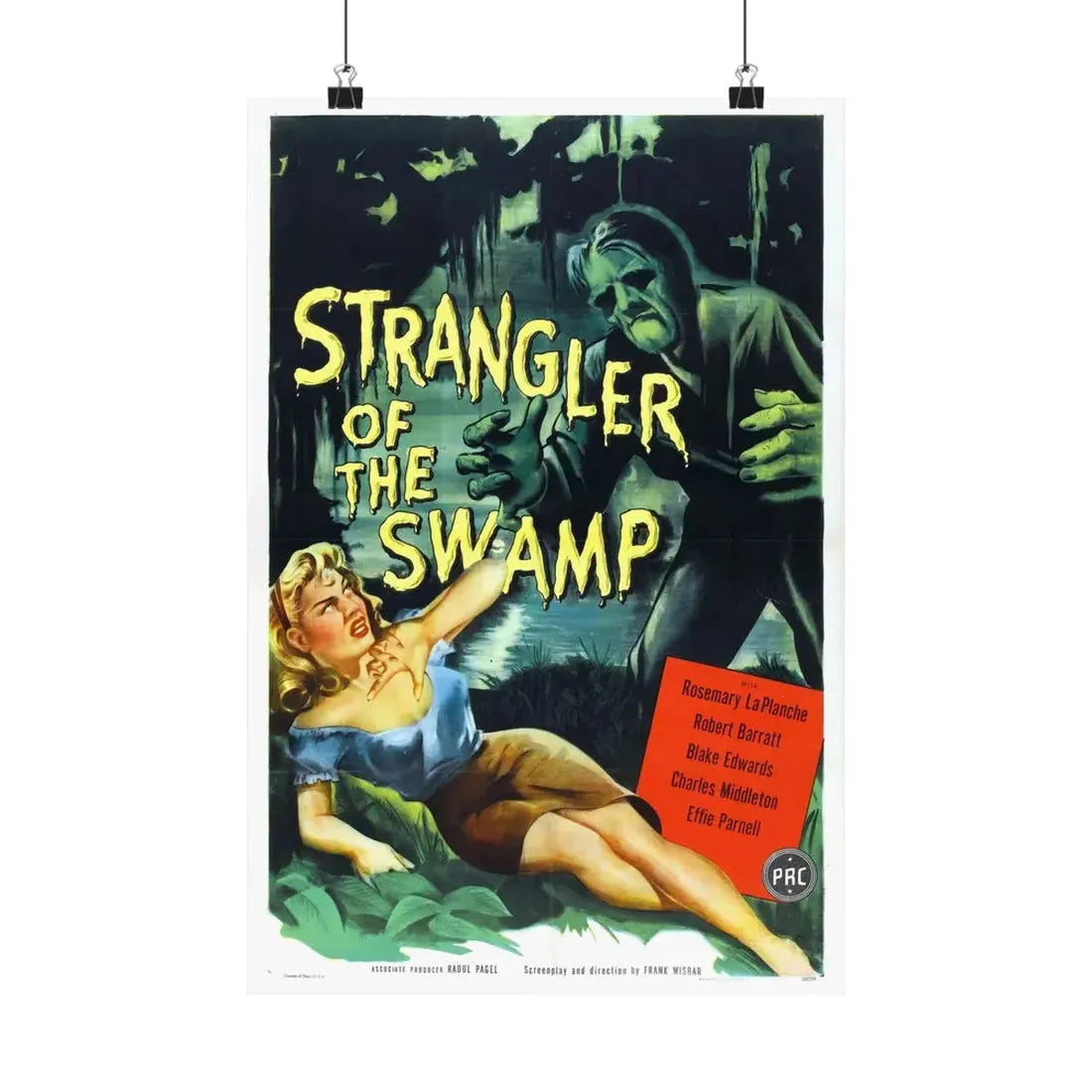 STRANGLER OF THE SWAMP 1946 - Paper Movie Poster 12″ x 18″ Matte - The Sticker Space