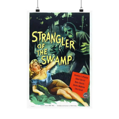STRANGLER OF THE SWAMP 1946 - Paper Movie Poster 12″ x 18″ Matte - The Sticker Space