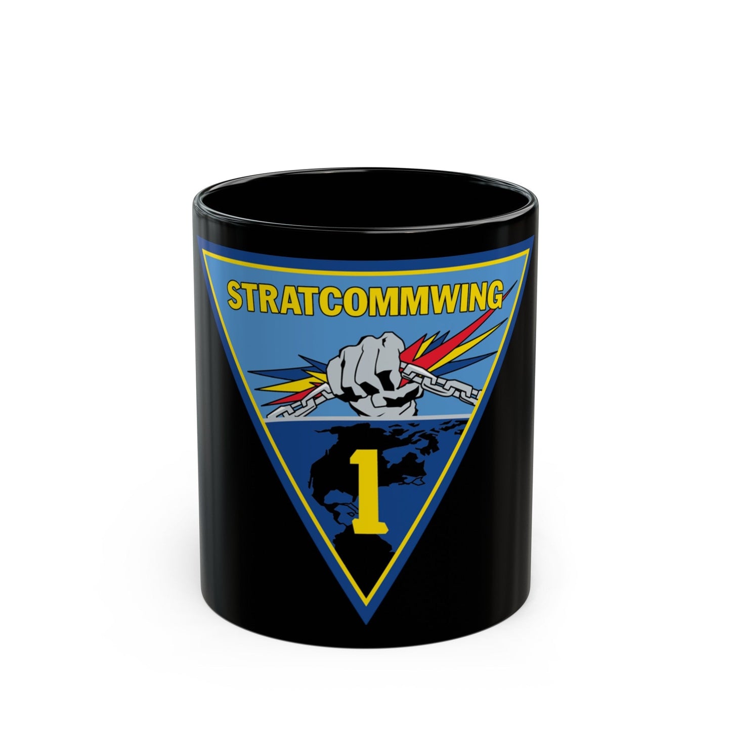 STRATCOMMWING 1 (U.S. Navy) Black Coffee Mug-11oz-The Sticker Space