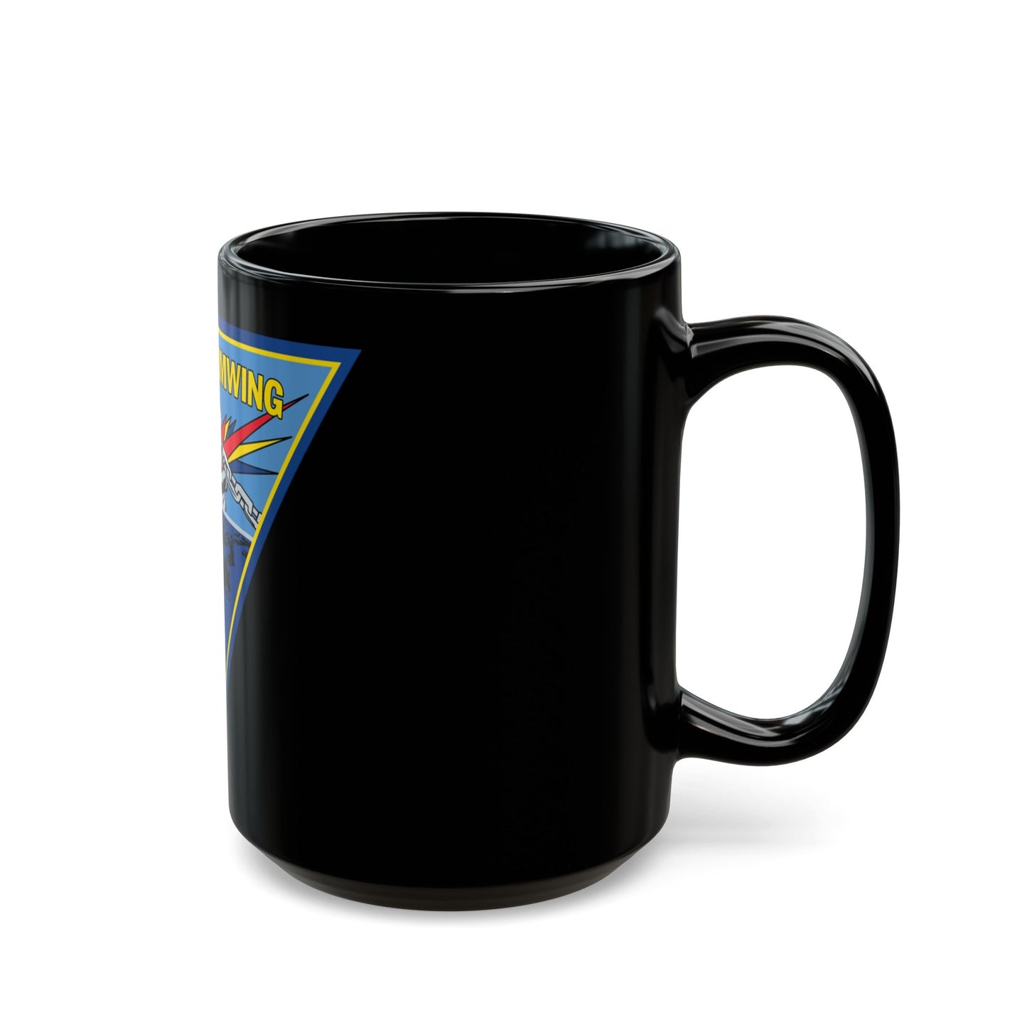 STRATCOMMWING 1 (U.S. Navy) Black Coffee Mug-The Sticker Space