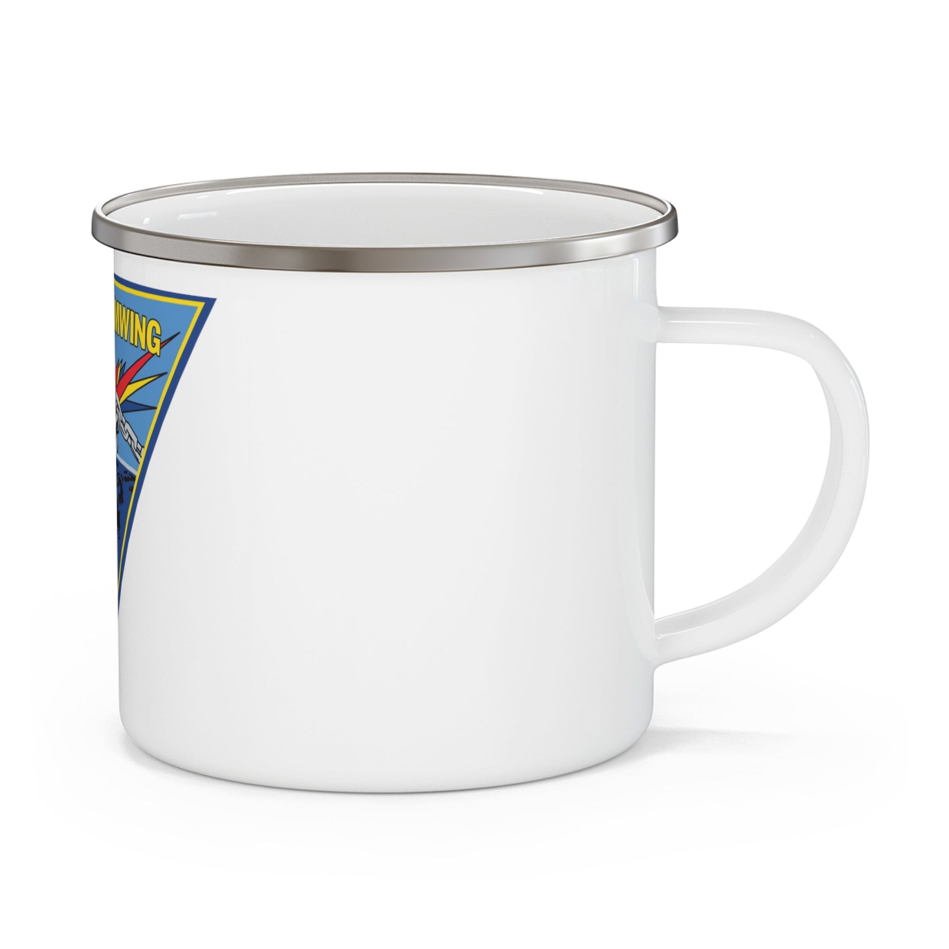 STRATCOMMWING 1 (U.S. Navy) Enamel Mug 12oz-12oz-The Sticker Space