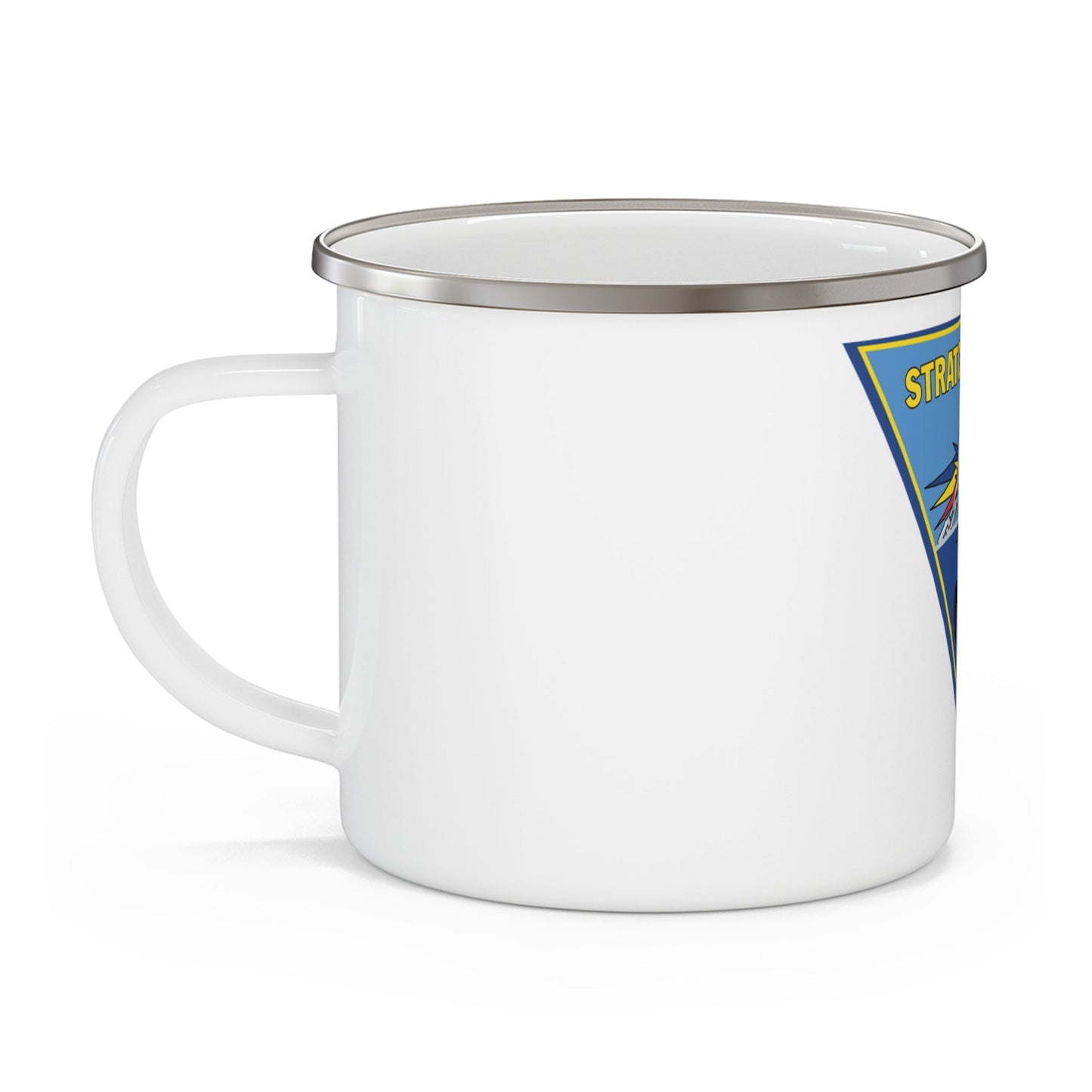 STRATCOMMWING 1 (U.S. Navy) Enamel Mug 12oz-12oz-The Sticker Space