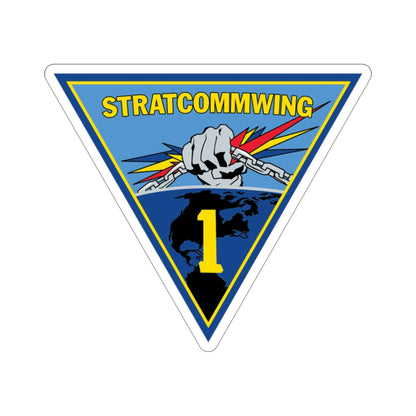 STRATCOMMWING 1 (U.S. Navy) STICKER Vinyl Die-Cut Decal-3 Inch-The Sticker Space