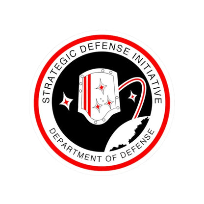 Strategic Defense Initiative - STICKER Vinyl Kiss-Cut Decal 2 Inch White - The Sticker Space