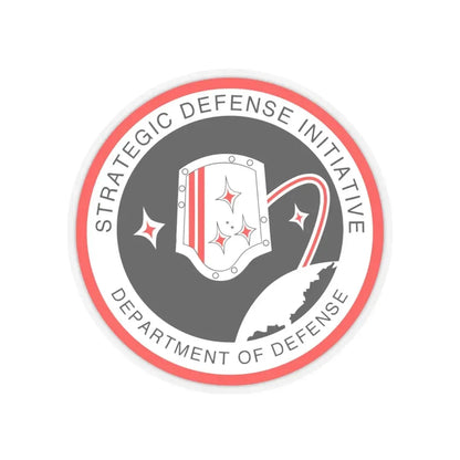 Strategic Defense Initiative - STICKER Vinyl Kiss-Cut Decal 4 Inch Transparent - The Sticker Space
