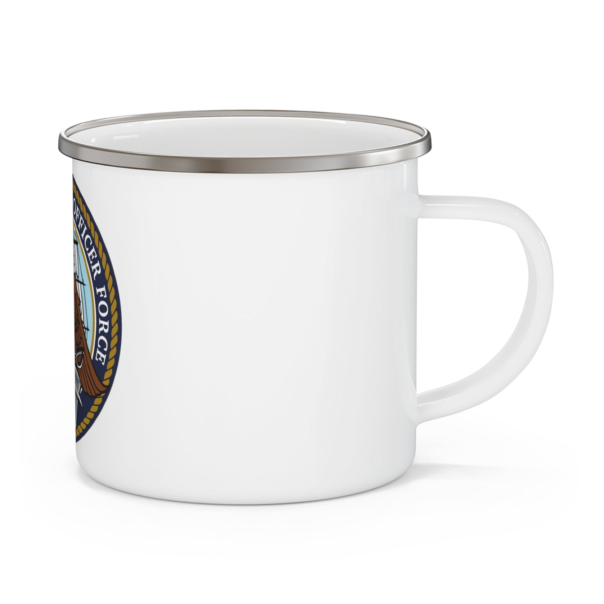 Strategic Sealift Officer Force (U.S. Navy) Enamel Mug 12oz-12oz-The Sticker Space