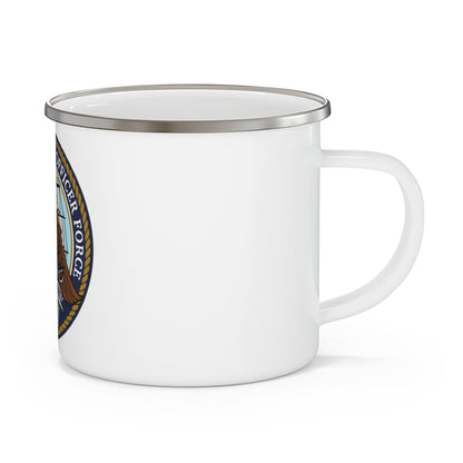 Strategic Sealift Officer Force (U.S. Navy) Enamel Mug 12oz-12oz-The Sticker Space