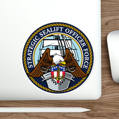 Strategic Sealift Officer Force (U.S. Navy) STICKER Vinyl Die-Cut Decal-The Sticker Space