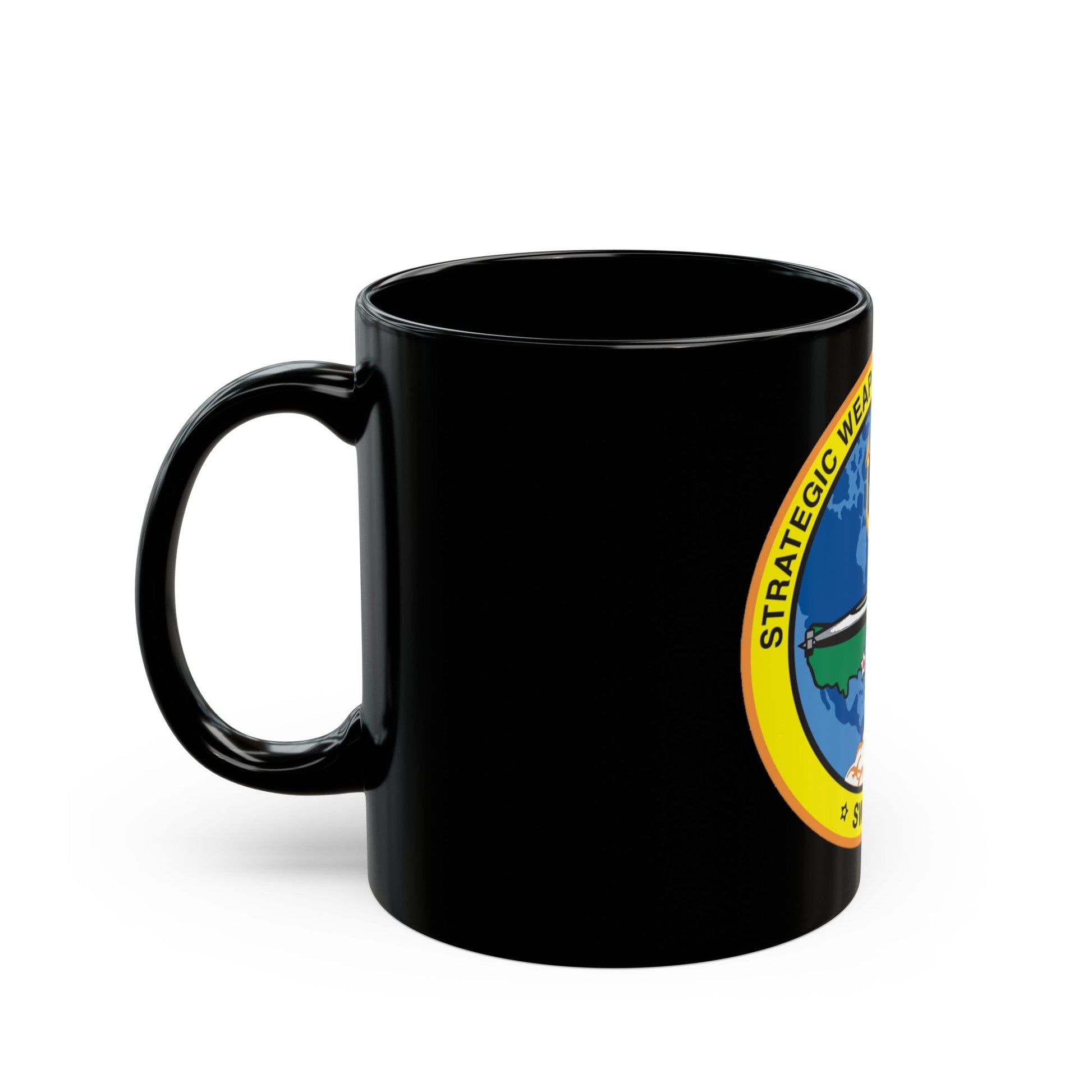 Strategic Weapons Facility Atlantic (U.S. Navy) Black Coffee Mug-The Sticker Space