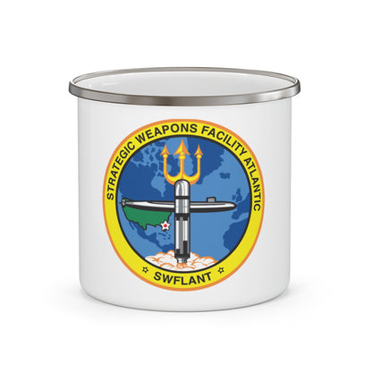 Strategic Weapons Facility Atlantic (U.S. Navy) Enamel Mug 12oz-12oz-The Sticker Space