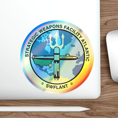 Strategic Weapons Facility Atlantic (U.S. Navy) Holographic STICKER Die-Cut Vinyl Decal-The Sticker Space