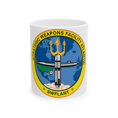 Strategic Weapons Facility Atlantic (U.S. Navy) White Coffee Mug-11oz-The Sticker Space