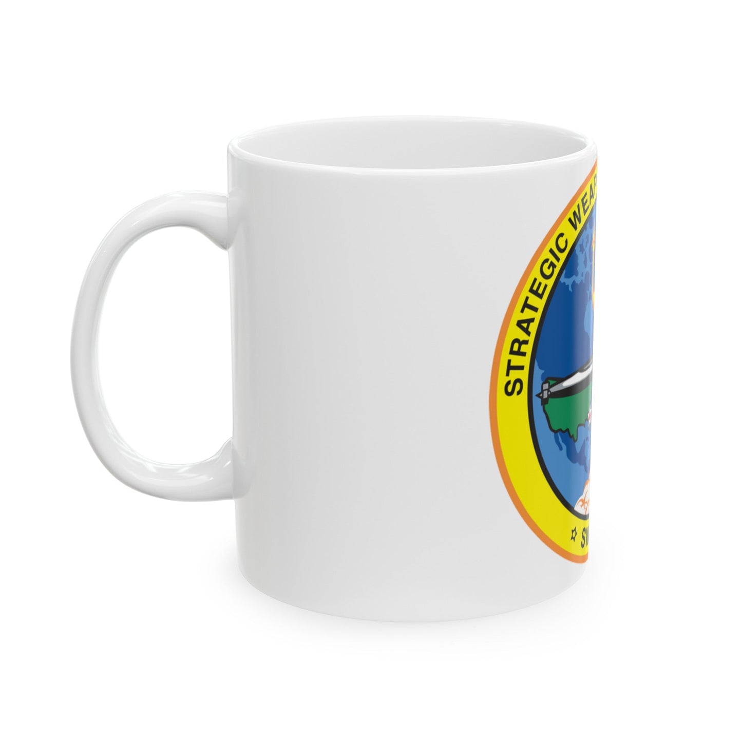 Strategic Weapons Facility Atlantic (U.S. Navy) White Coffee Mug-The Sticker Space